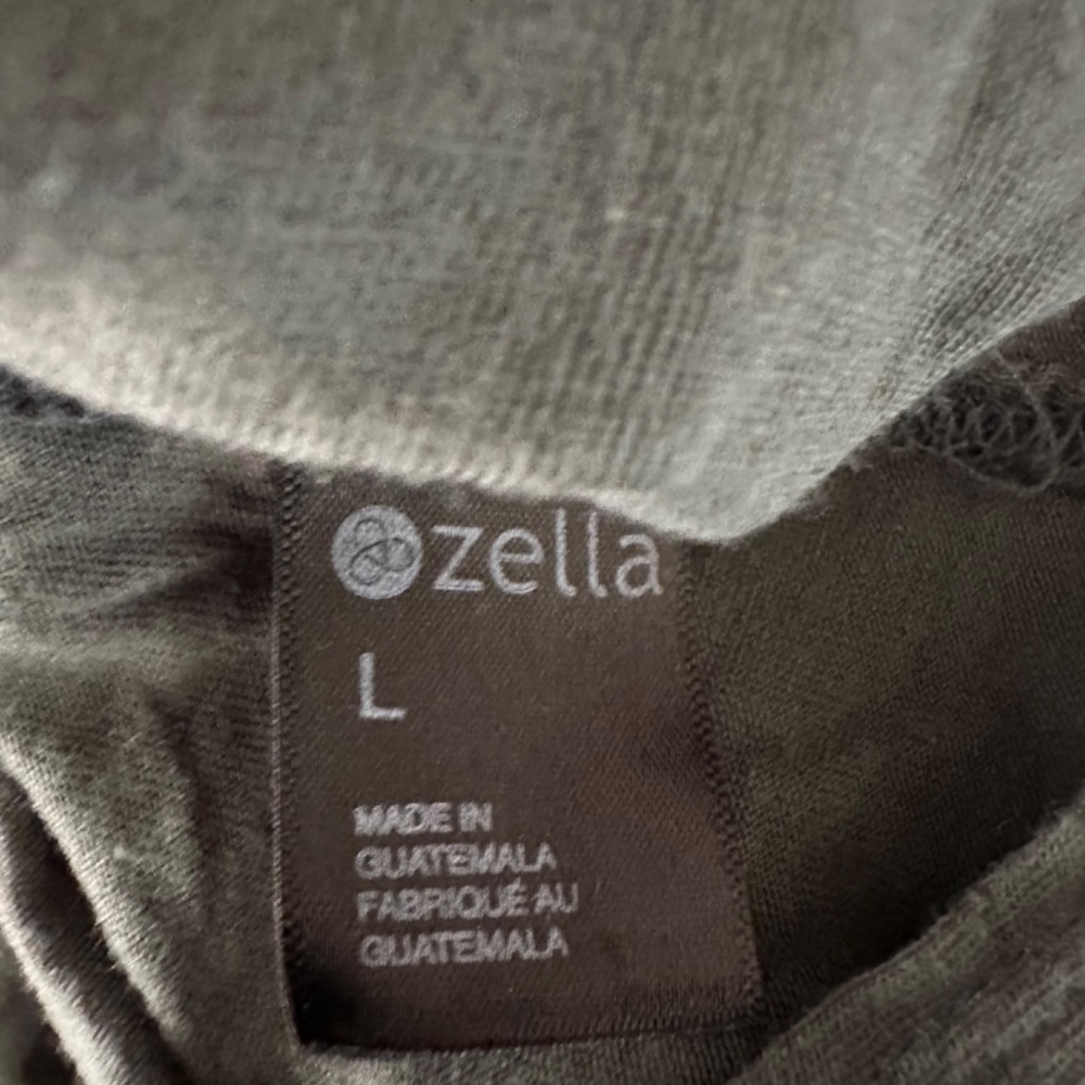 Zella Army Green Tee L - Picture 4 of 4